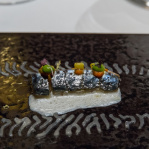 Makrela s nakladanou zeleninou a ikrami z parmy / El Celler de Can Roca / 2015